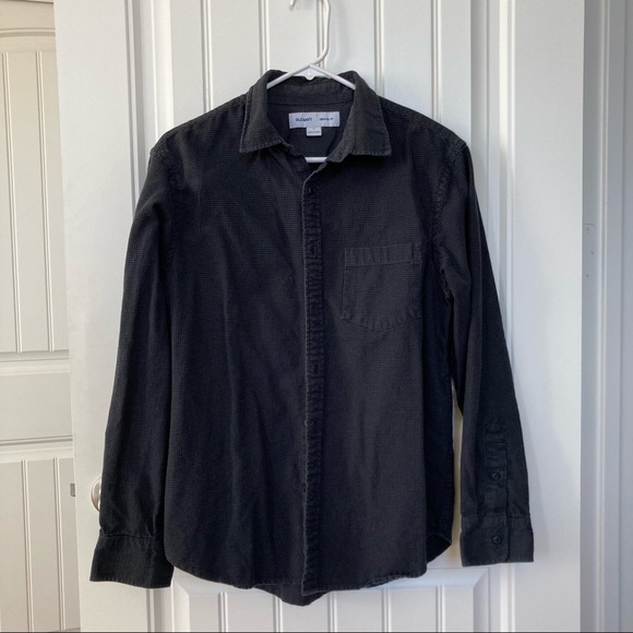 black old navy flannel button down - Picture 1 of 2